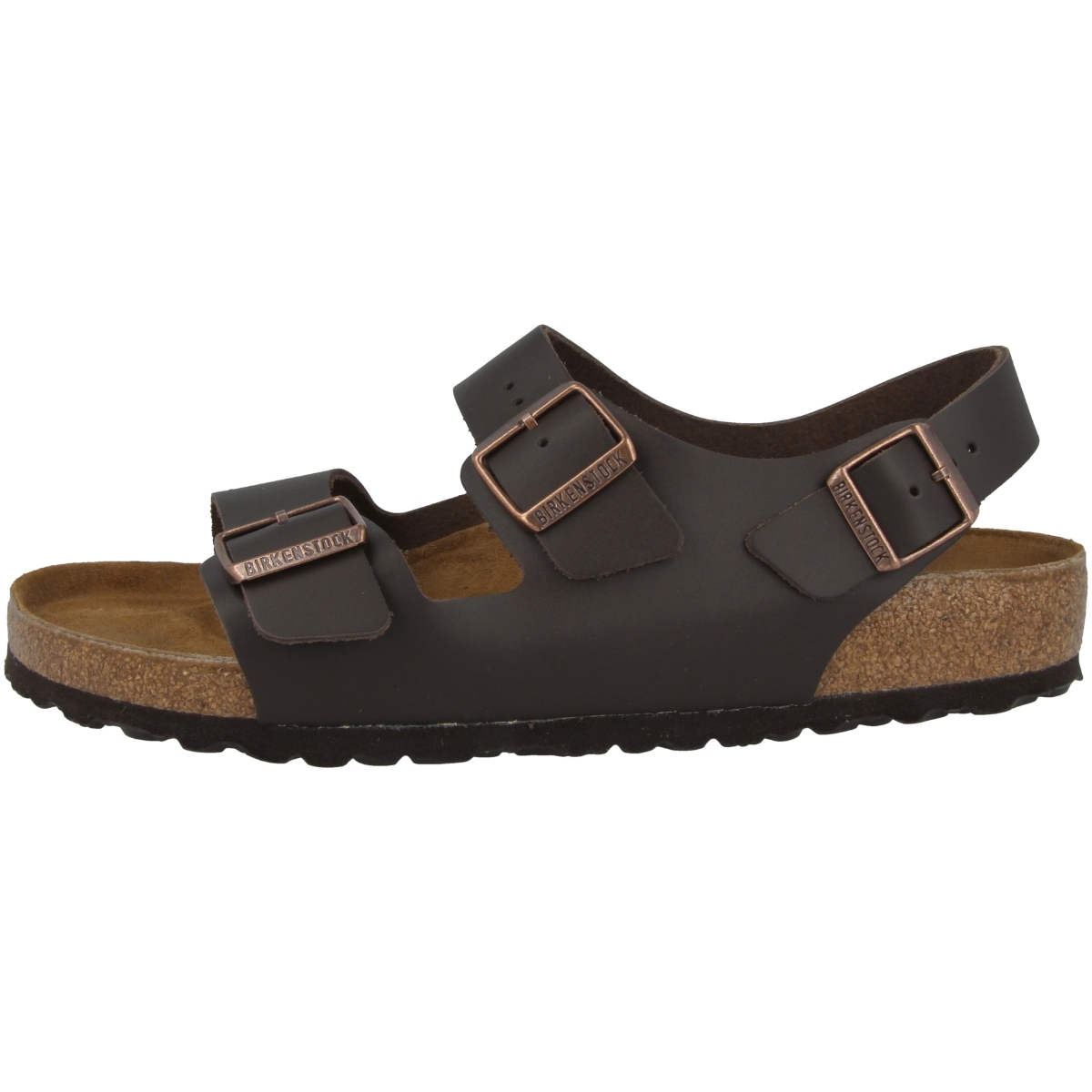 Birkenstock Milano Naturleder Sandale normal braun