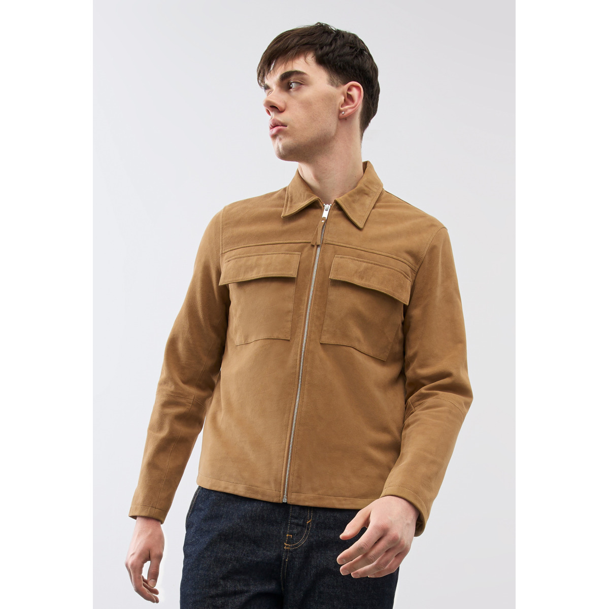 Bolongaro Trevor Turner Jacket Lederjacke braun