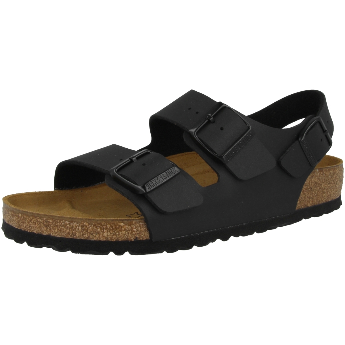 Birkenstock Milano Birko-Flor Sandale normal schwarz Birkenstock Milano Birko-Flor Sandale normal schwarz