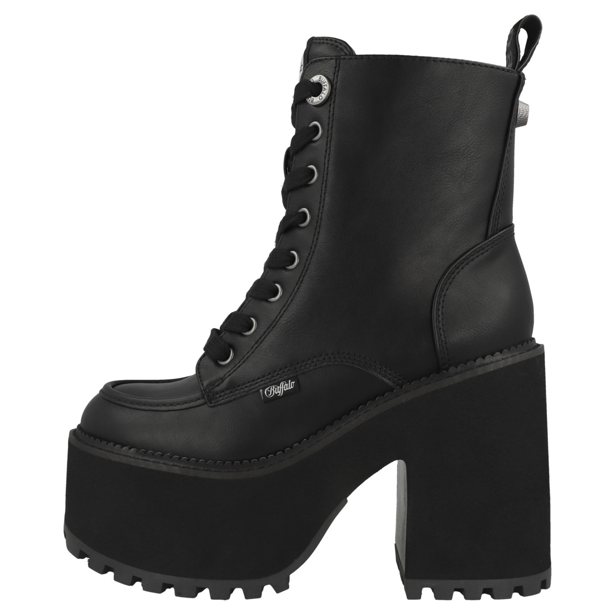 Buffalo Killah Lace Up Mid Stiefel schwarz