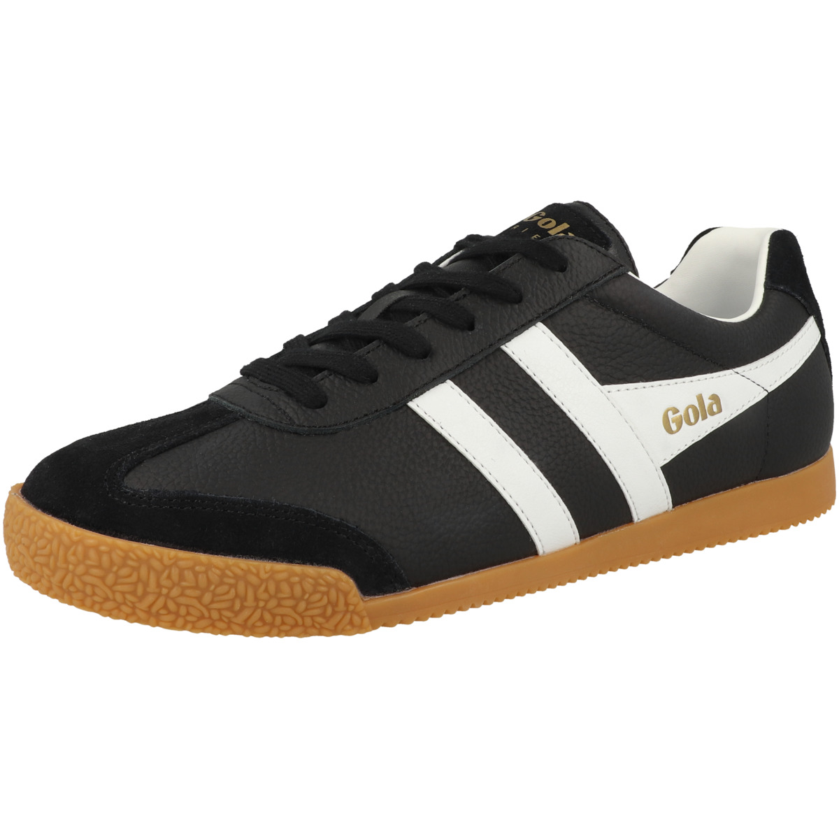 Gola Harrier Leather Sneaker low schwarz