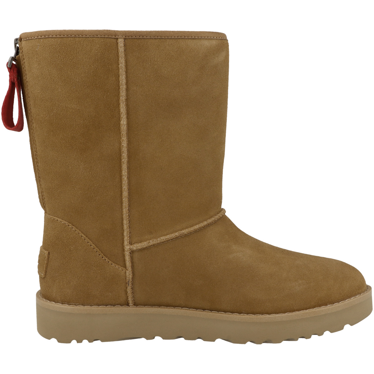 UGG Classic Short Logo Zip Boots braun UGG Classic Short Logo Zip Boots braun