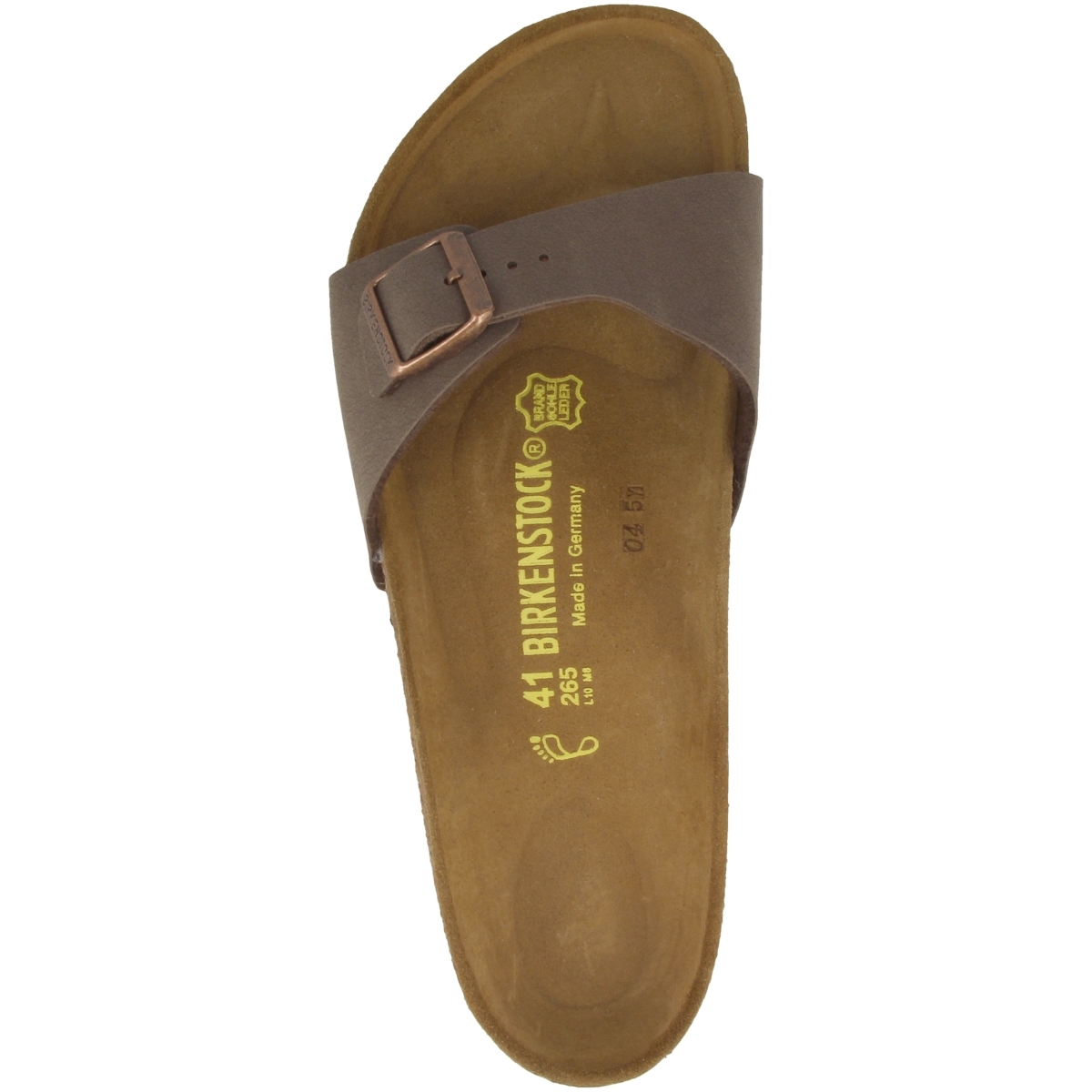 Birkenstock Madrid Birko-Flor Nubuk Sandale normal braun
