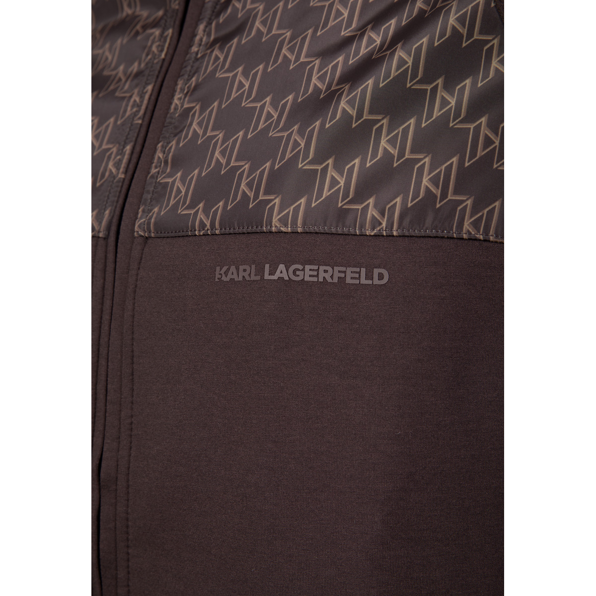 KARL LAGERFELD 705000 Sweatjacke dunkelbraun