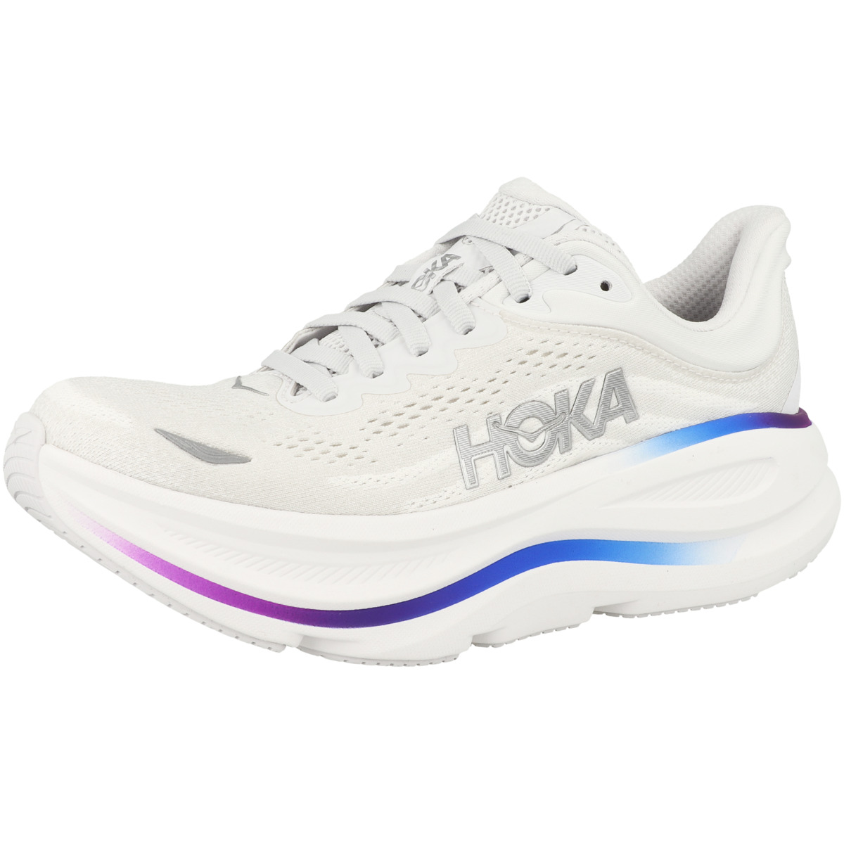 HOKA Bondi 9 Laufschuhe hellgrau HOKA Bondi 9 Laufschuhe hellgrau