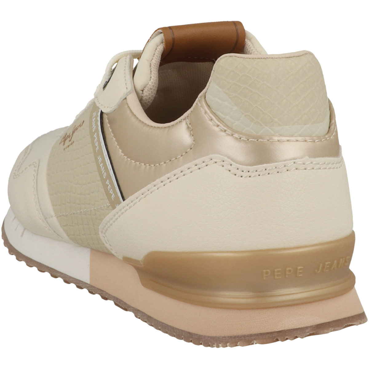 Pepe Jeans London Snake Sneaker low beige