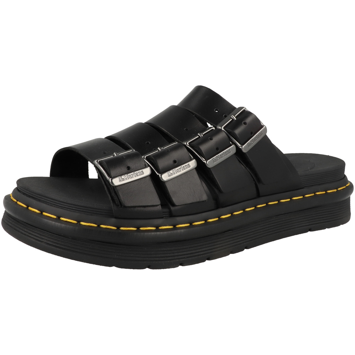 Dr. Martens Tate Leather Slip-On Sandale schwarz