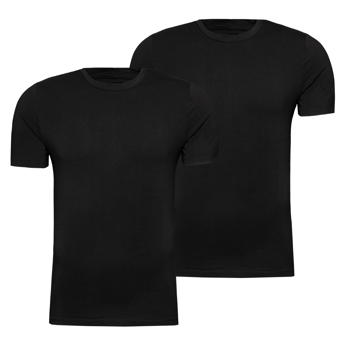 Björn Borg Core Slim 2er Pack T-Shirt schwarz