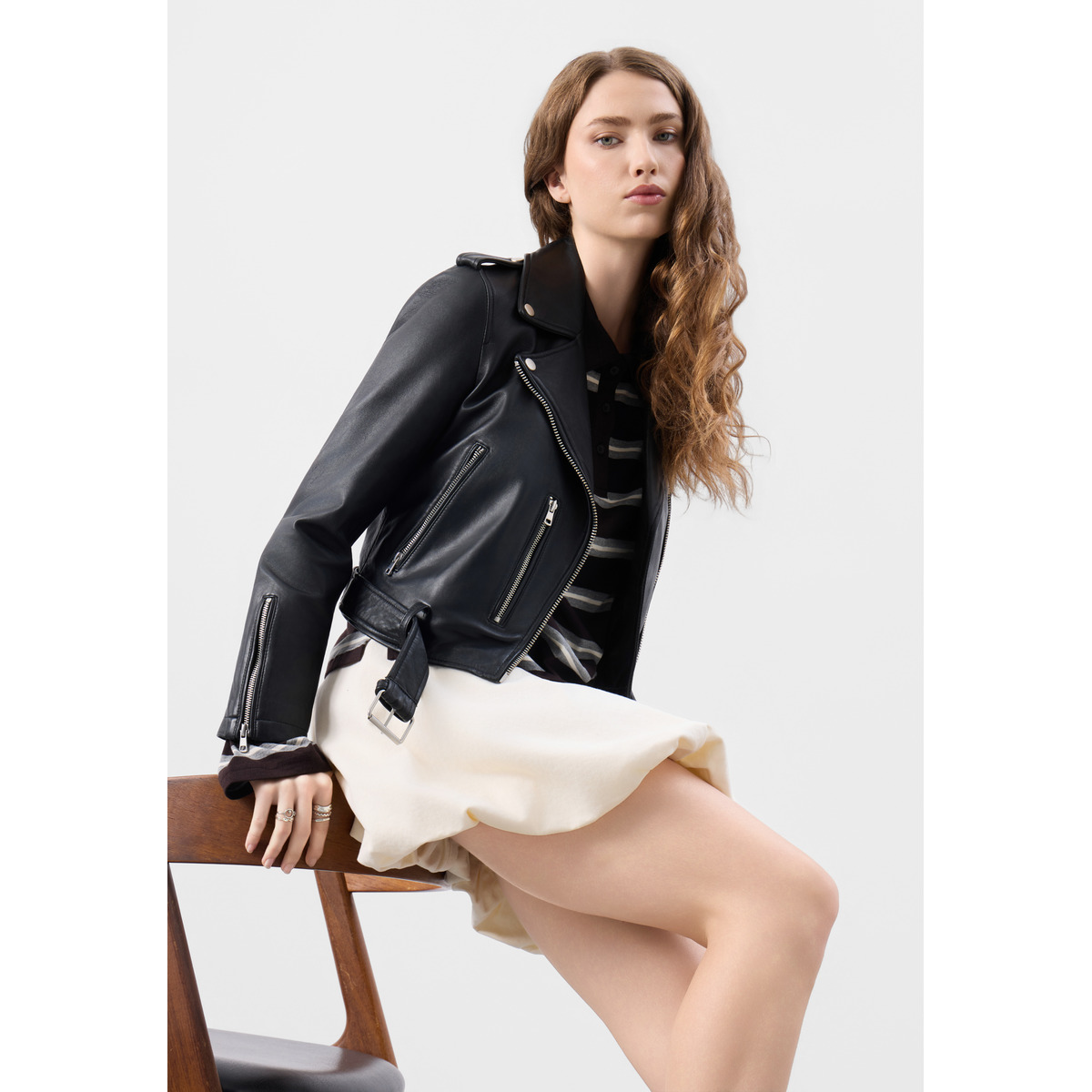 Bolongaro Trevor Katie Biker Lederjacke schwarz