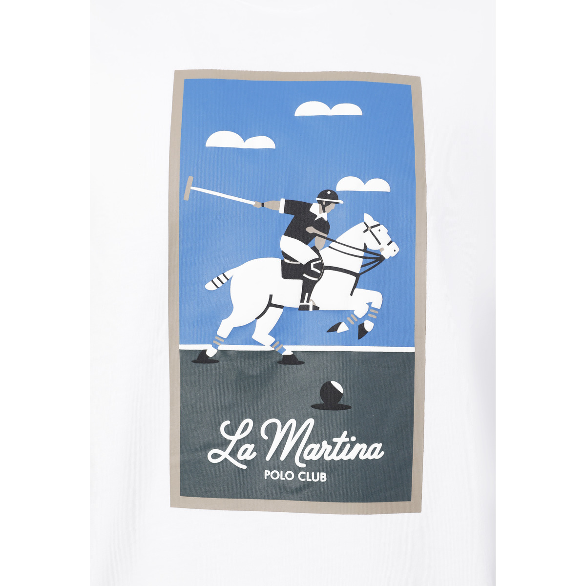La Martina MCR326 T-Shirt weiss