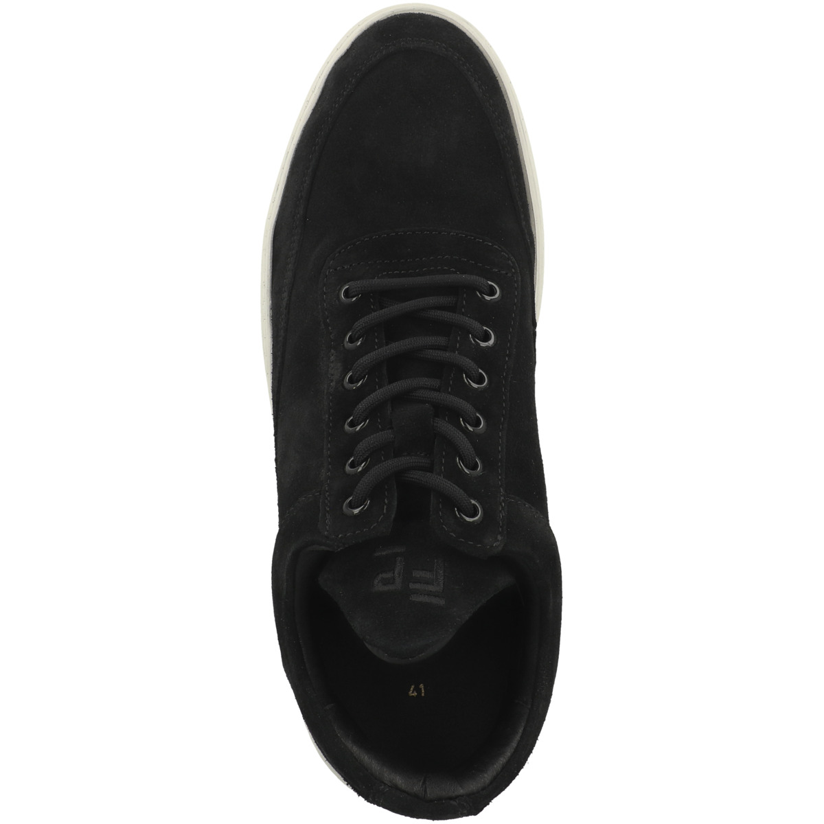 Filling Pieces Low Top Suede Organic Sneaker low schwarz