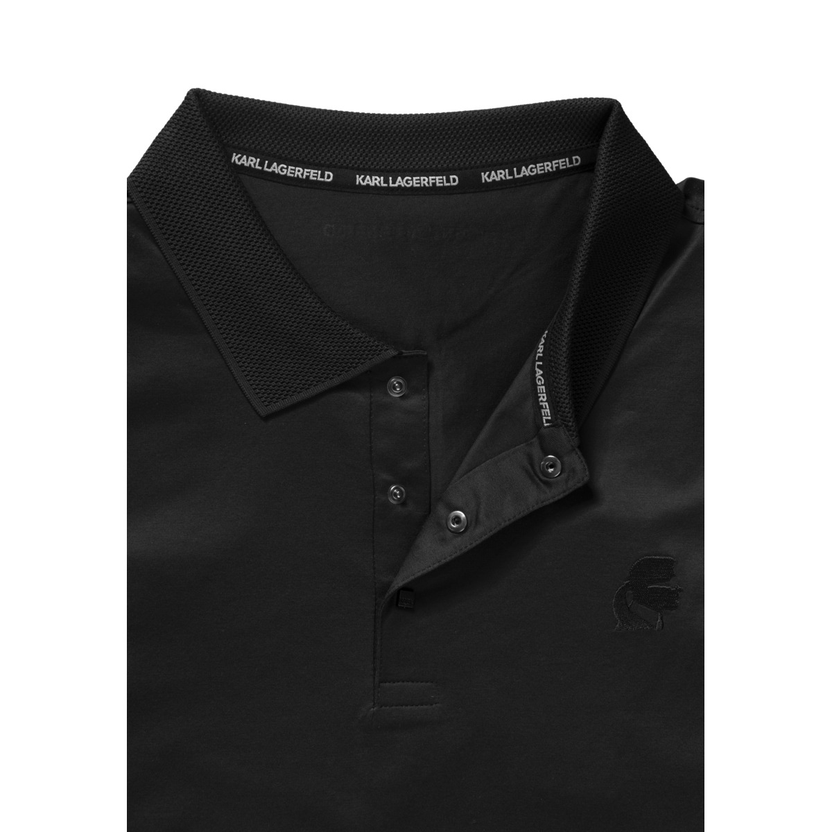 KARL LAGERFELD 745000 Poloshirt schwarz