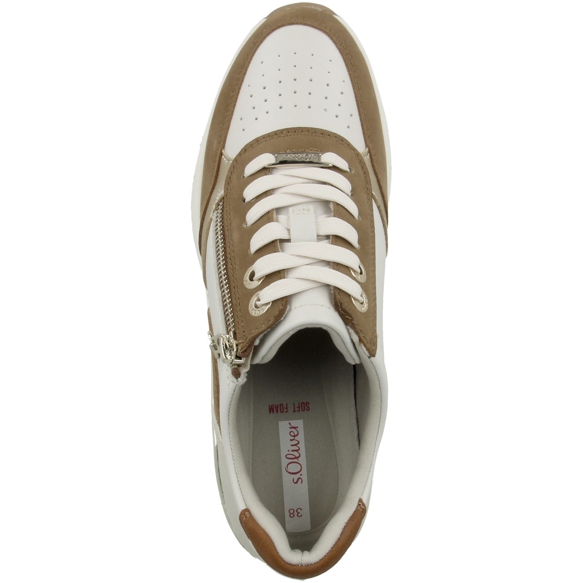 s.Oliver 5-23609-38 Sneaker beige