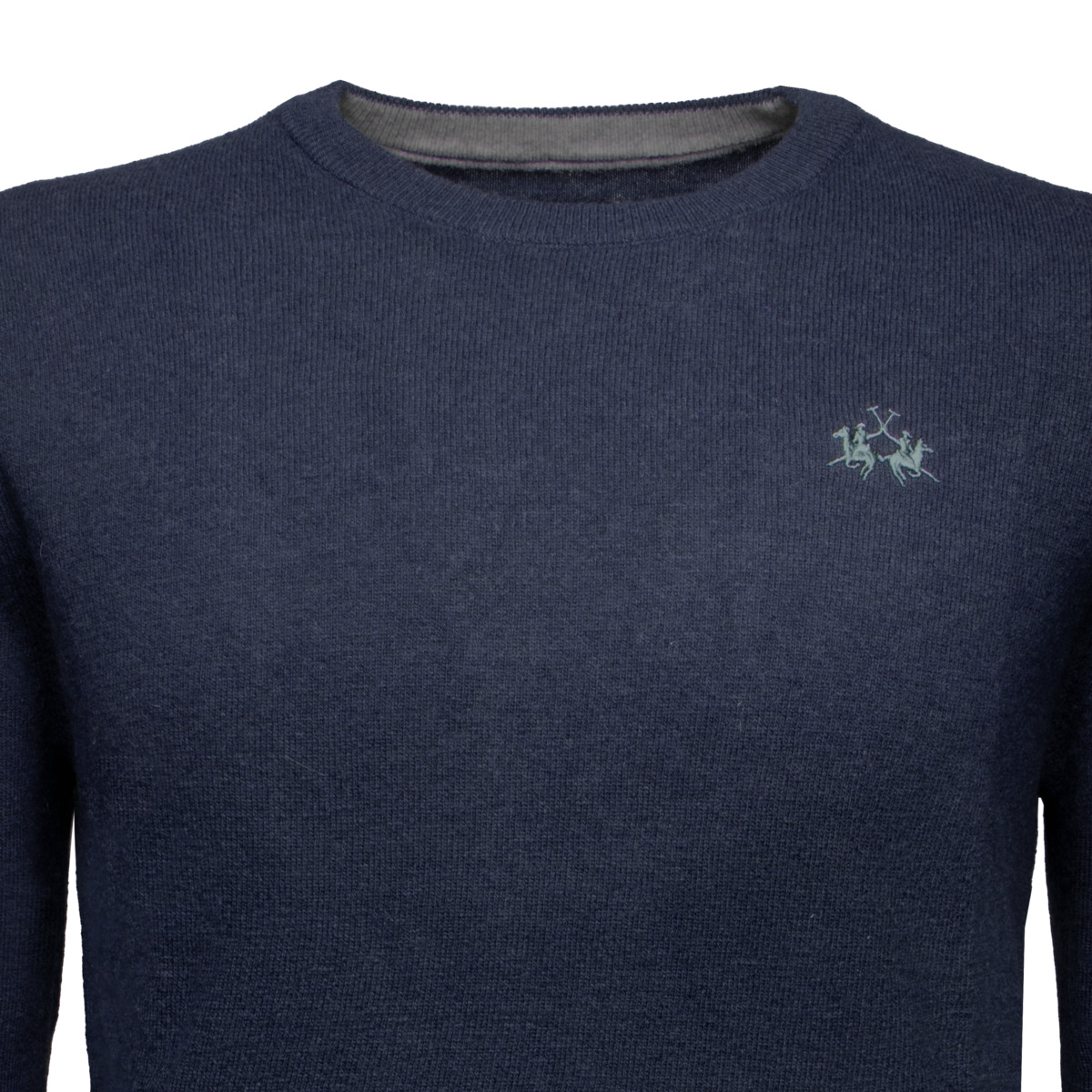 La Martina XMS012 Pullover dunkelblau La Martina XMS012 Pullover dunkelblau