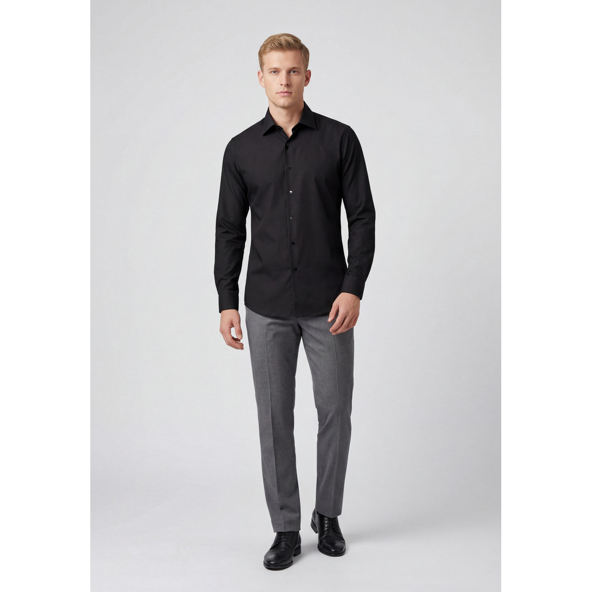 KARL LAGERFELD 605000 Hemd schwarz