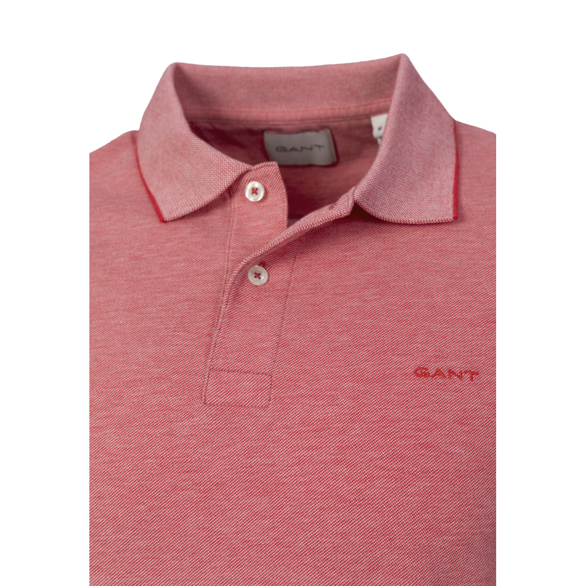 GANT 2 Tone SS Poloshirt rot