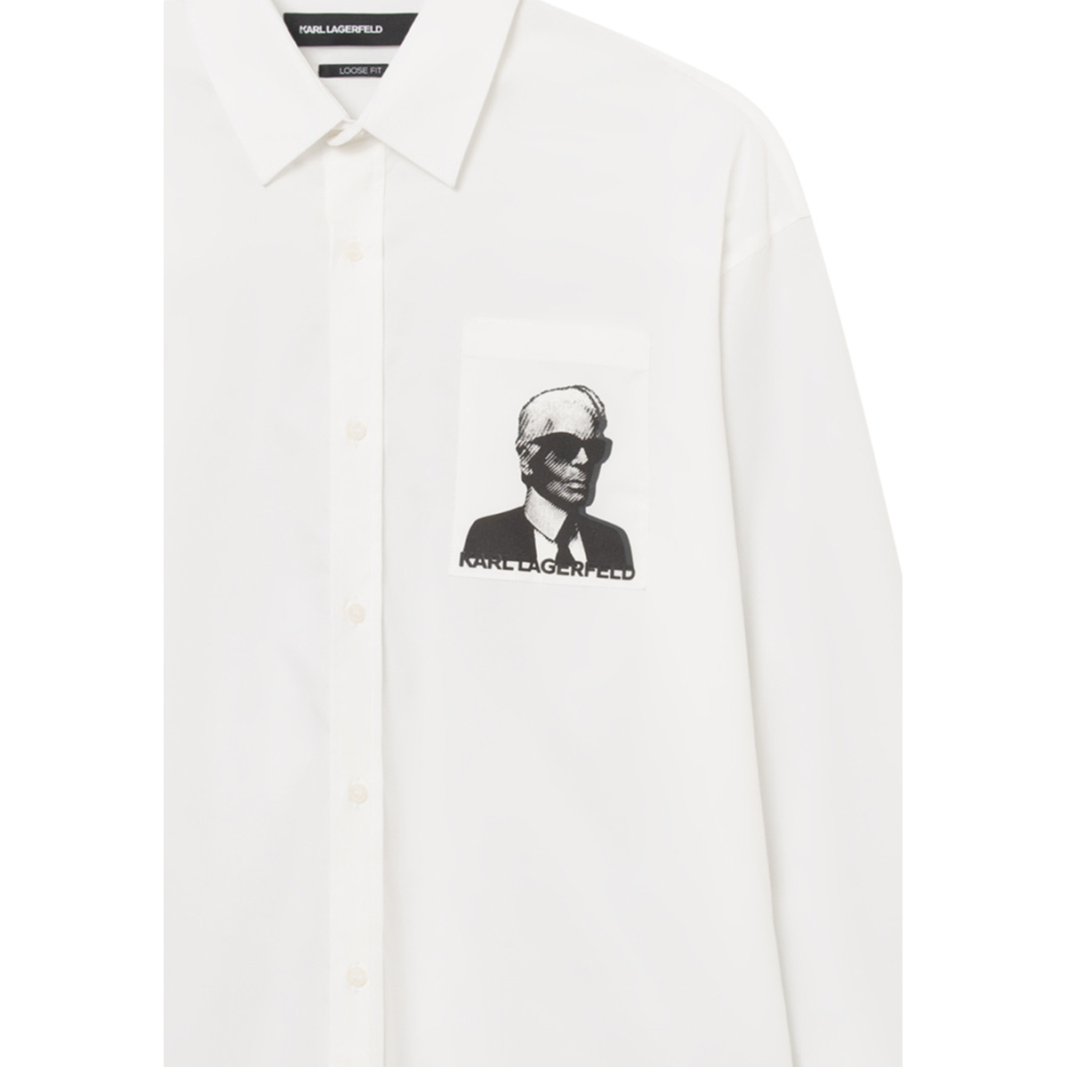KARL LAGERFELD 605924 Hemd weiss