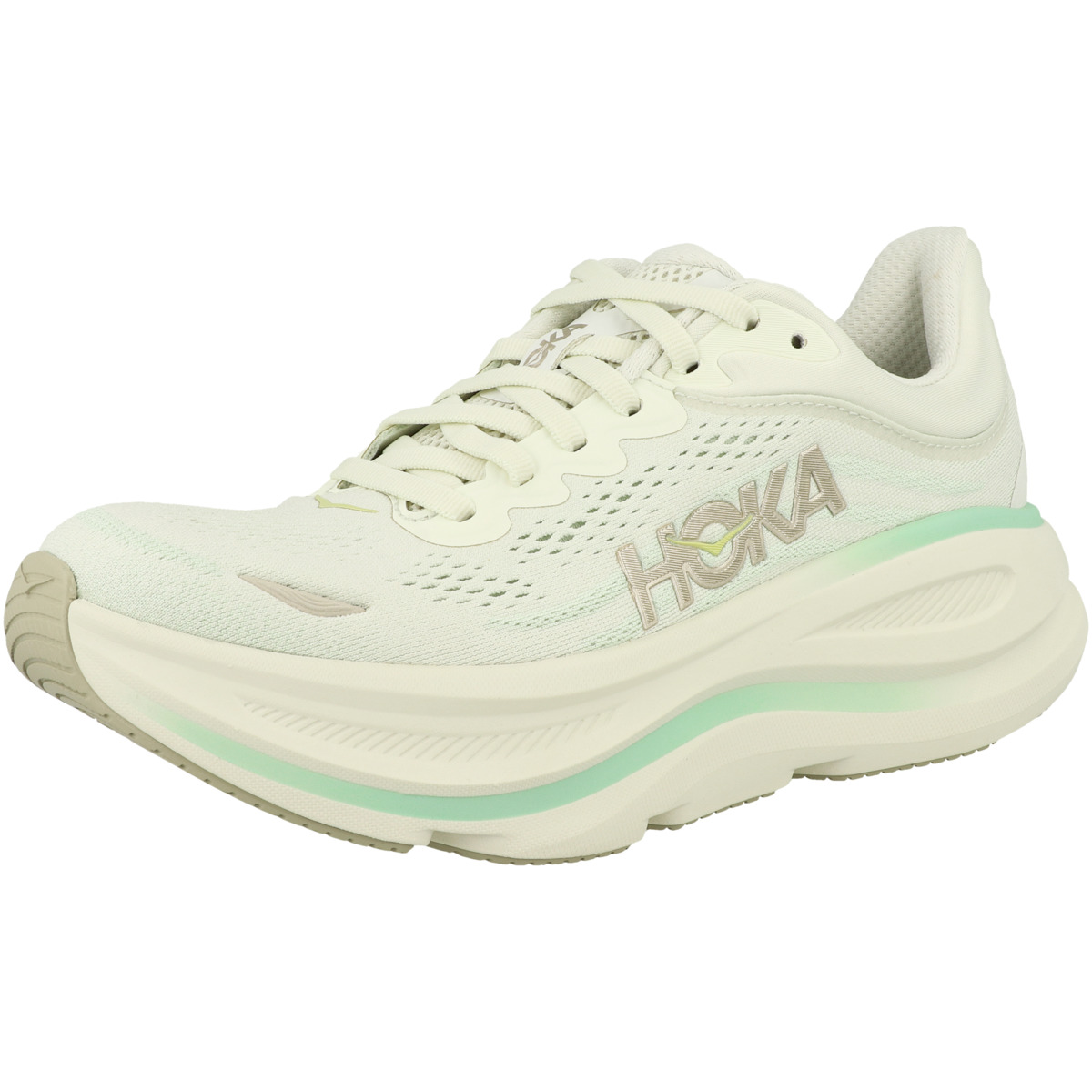 HOKA Bondi 9 Laufschuhe beige