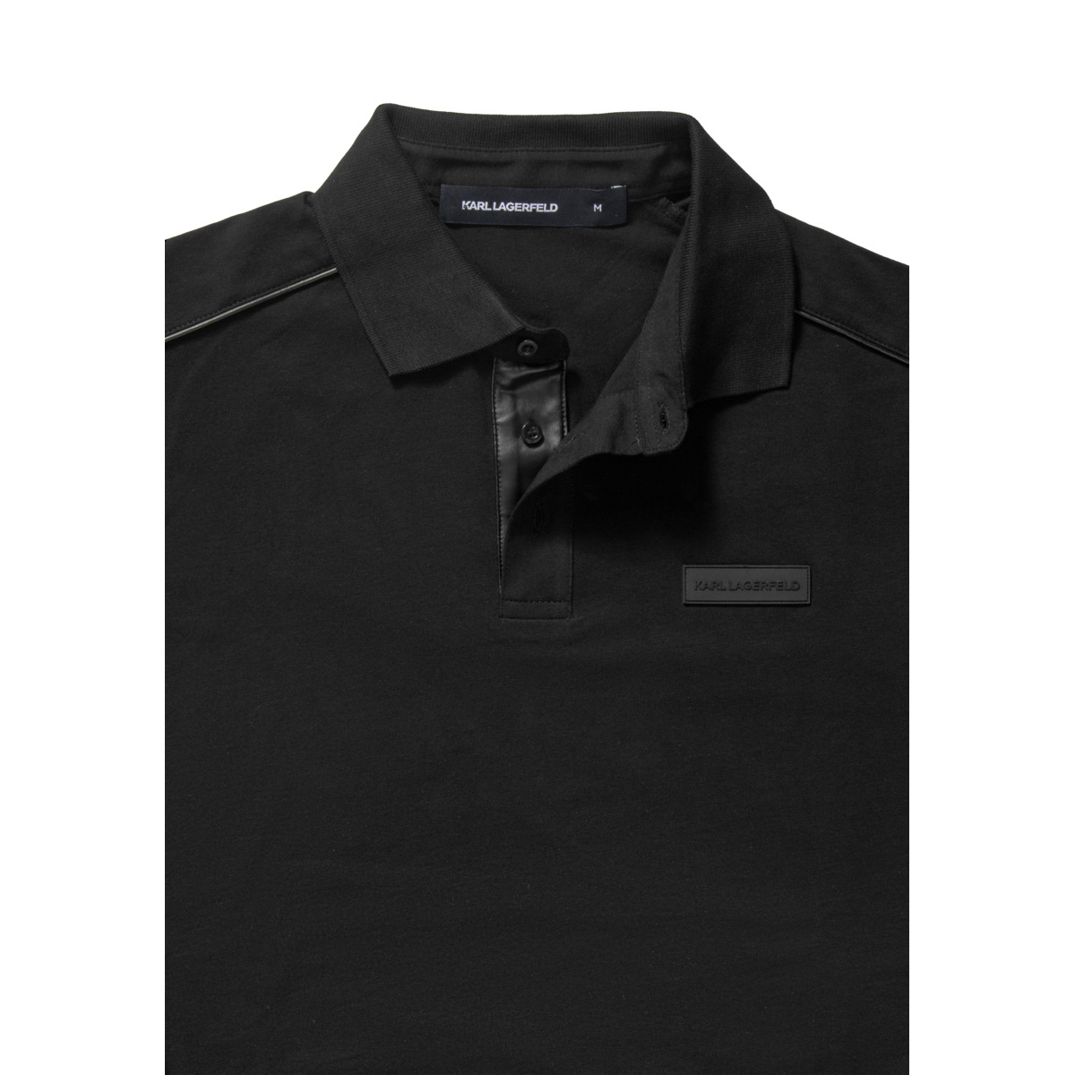 KARL LAGERFELD 745019 Poloshirt schwarz