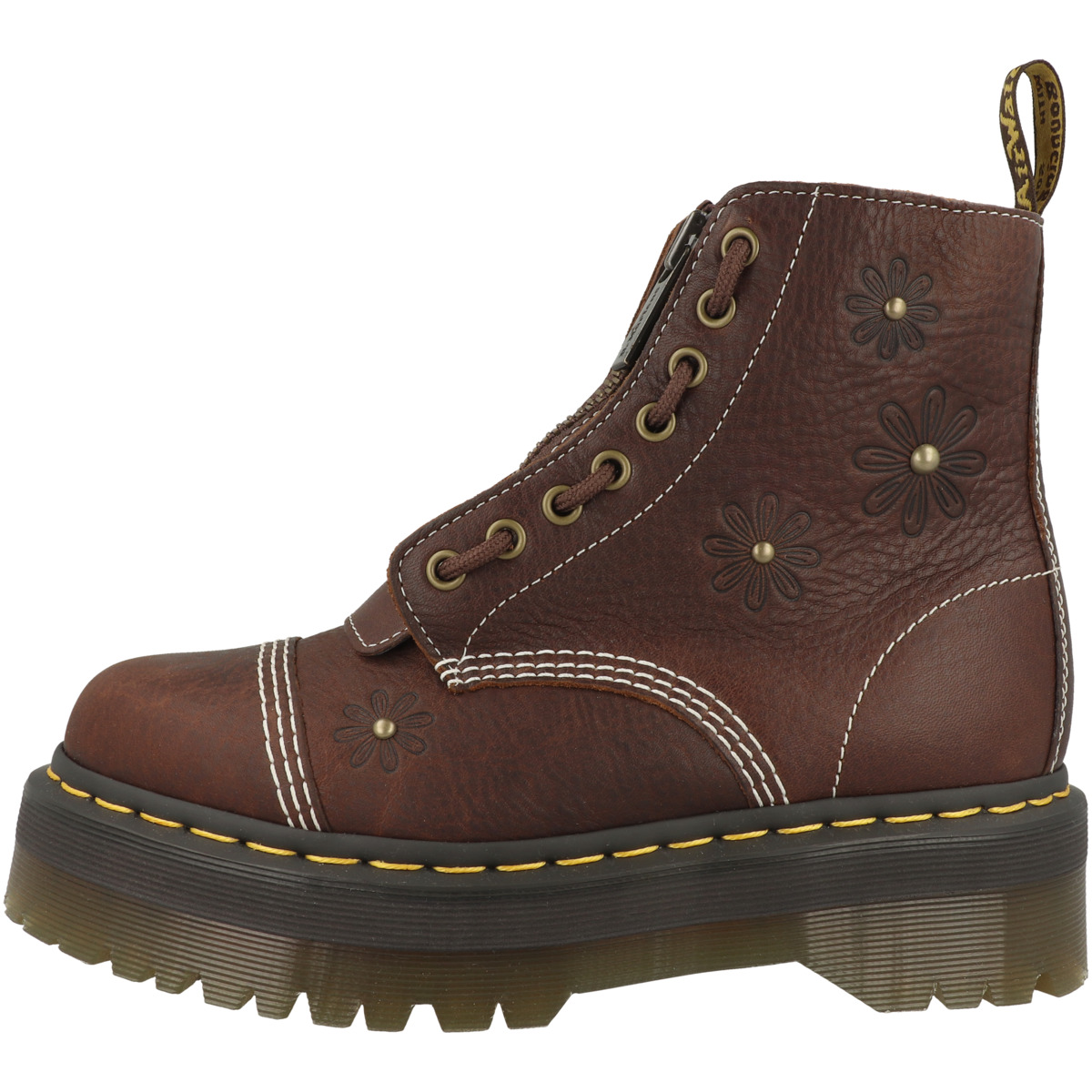 Dr. Martens Sinclair Flower Boots dunkelbraun