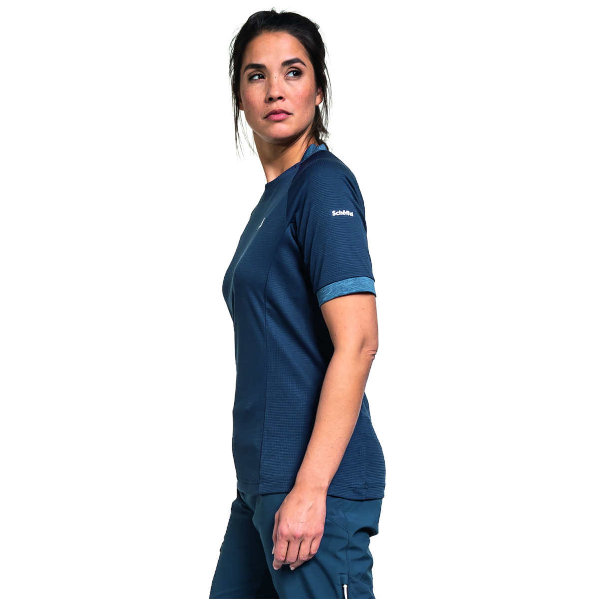 Schöffel T Shirt Rodica L Textil Funktions T-Shirt blau Schöffel T Shirt Rodica L Textil Funktions T-Shirt blau