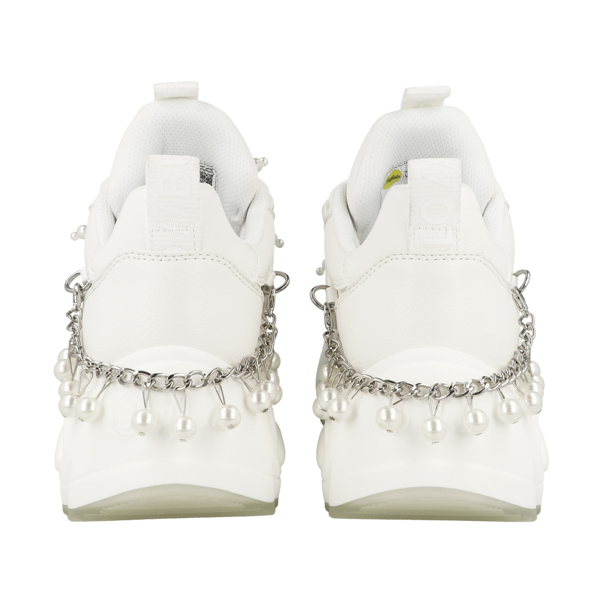 Buffalo Binary Chain Pearl Sneaker low weiss