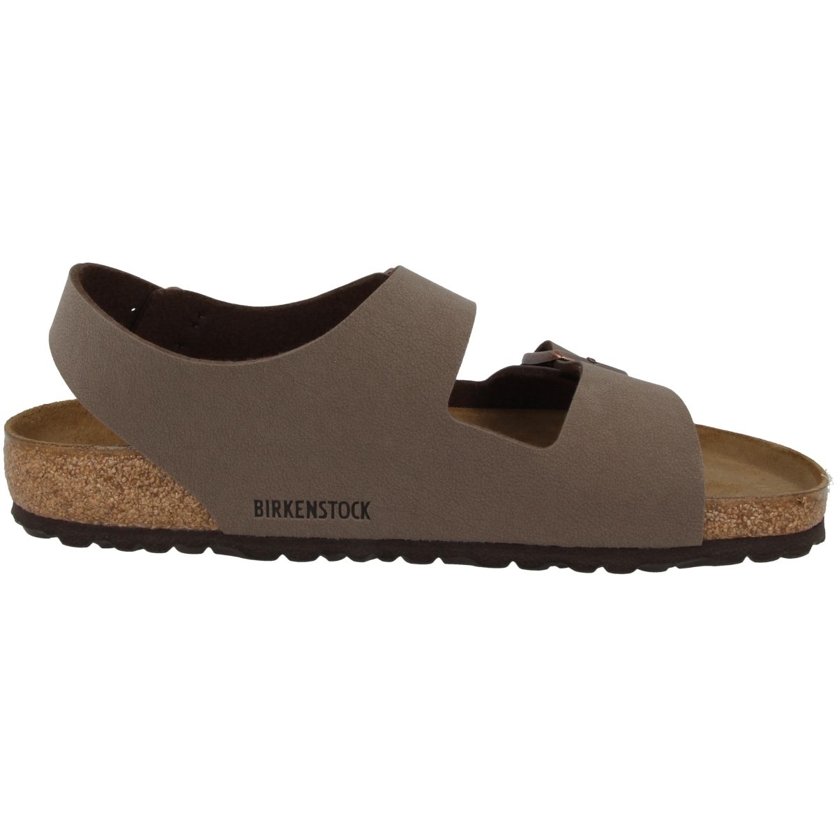 Birkenstock Milano Birko-Flor Nubuk Sandale normal braun Birkenstock Milano Birko-Flor Nubuk Sandale normal braun