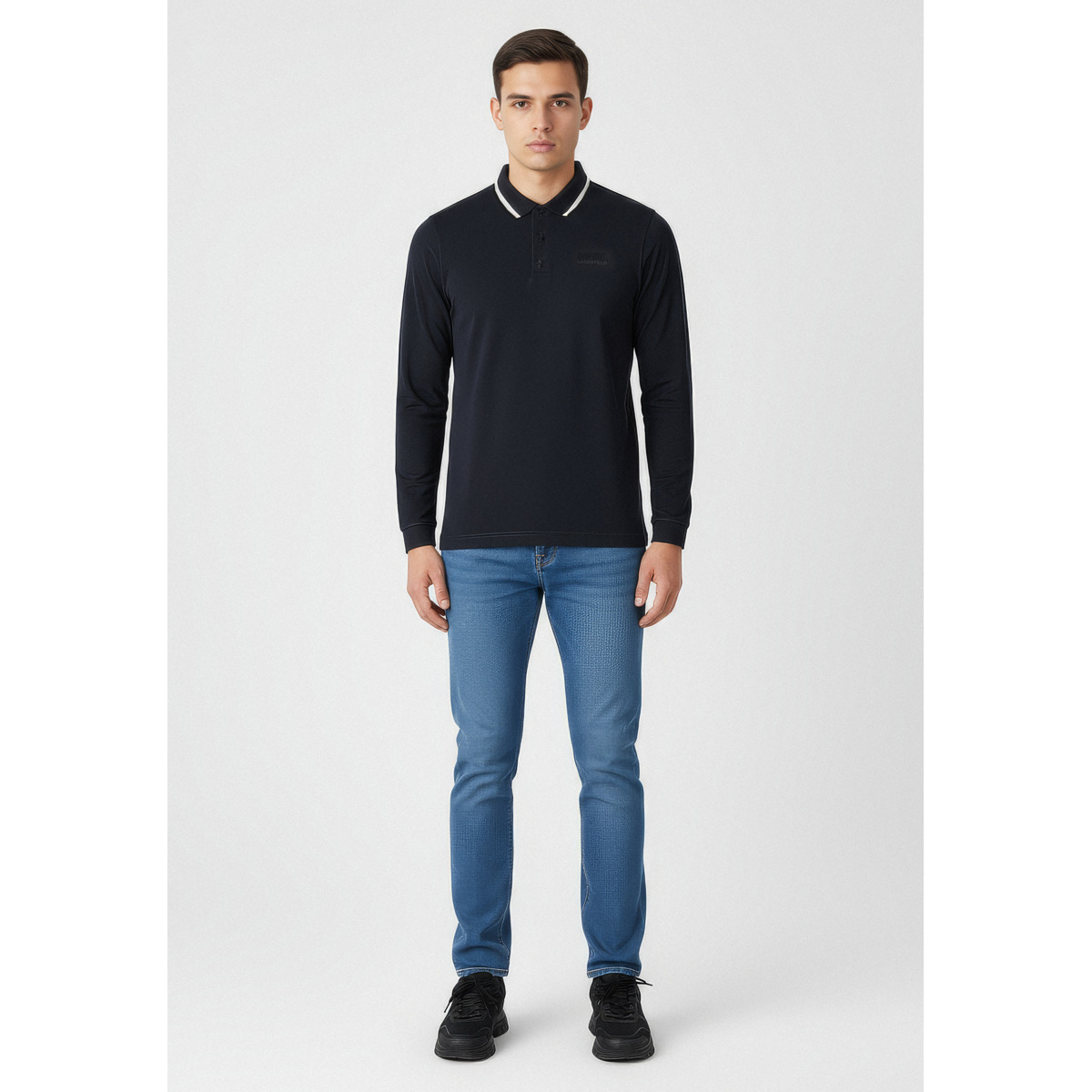KARL LAGERFELD 745005 Poloshirt dunkelblau