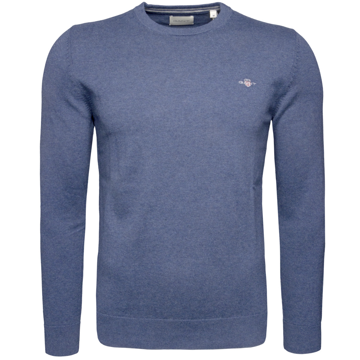 GANT Classic Cotton C-Neck Pullover blau