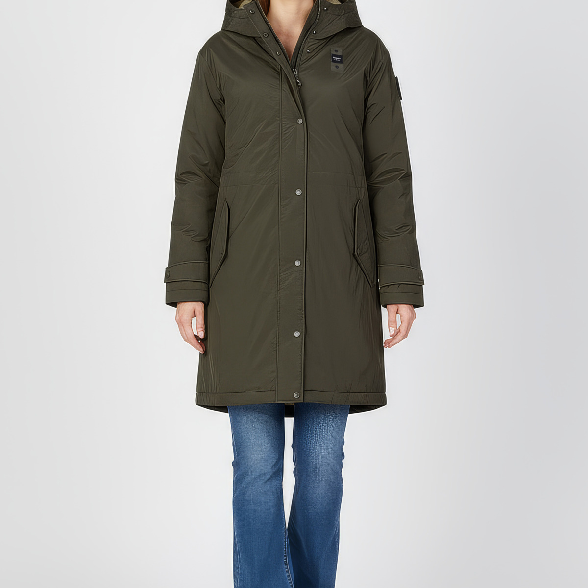 Blauer Payne Parka dunkelgruen