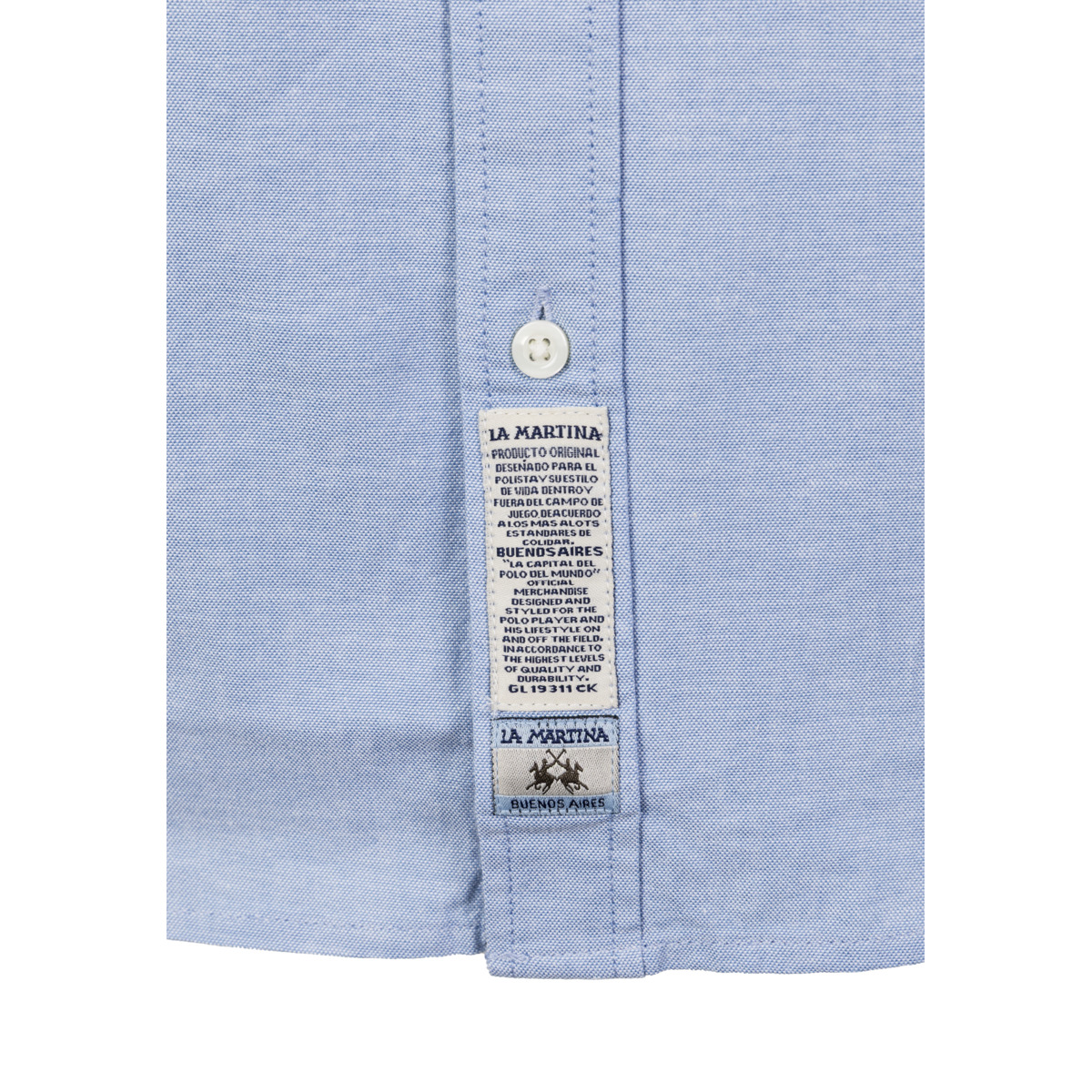 La Martina MBC600 Hemd hellblau