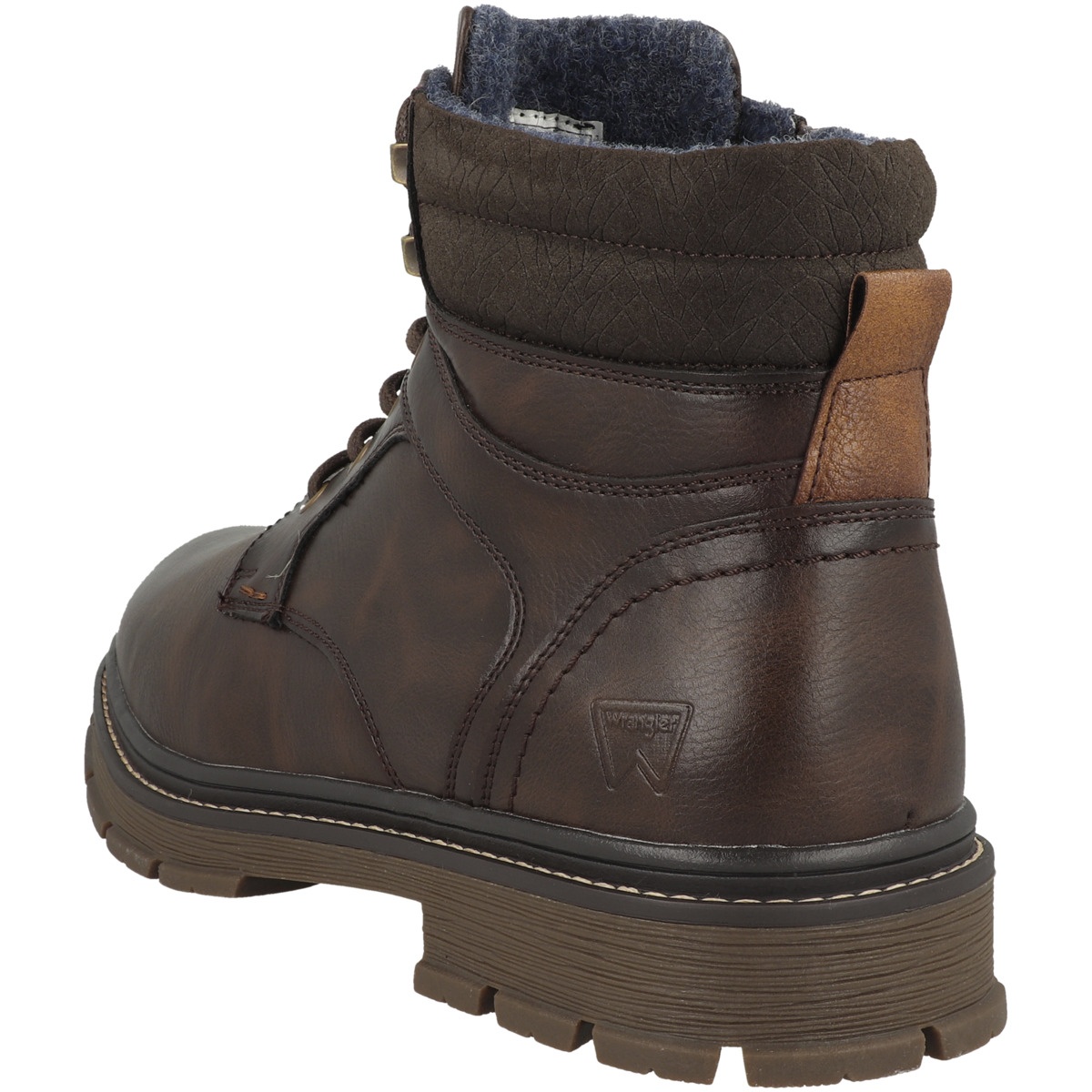 Wrangler Morgan Men High Boots dunkelbraun