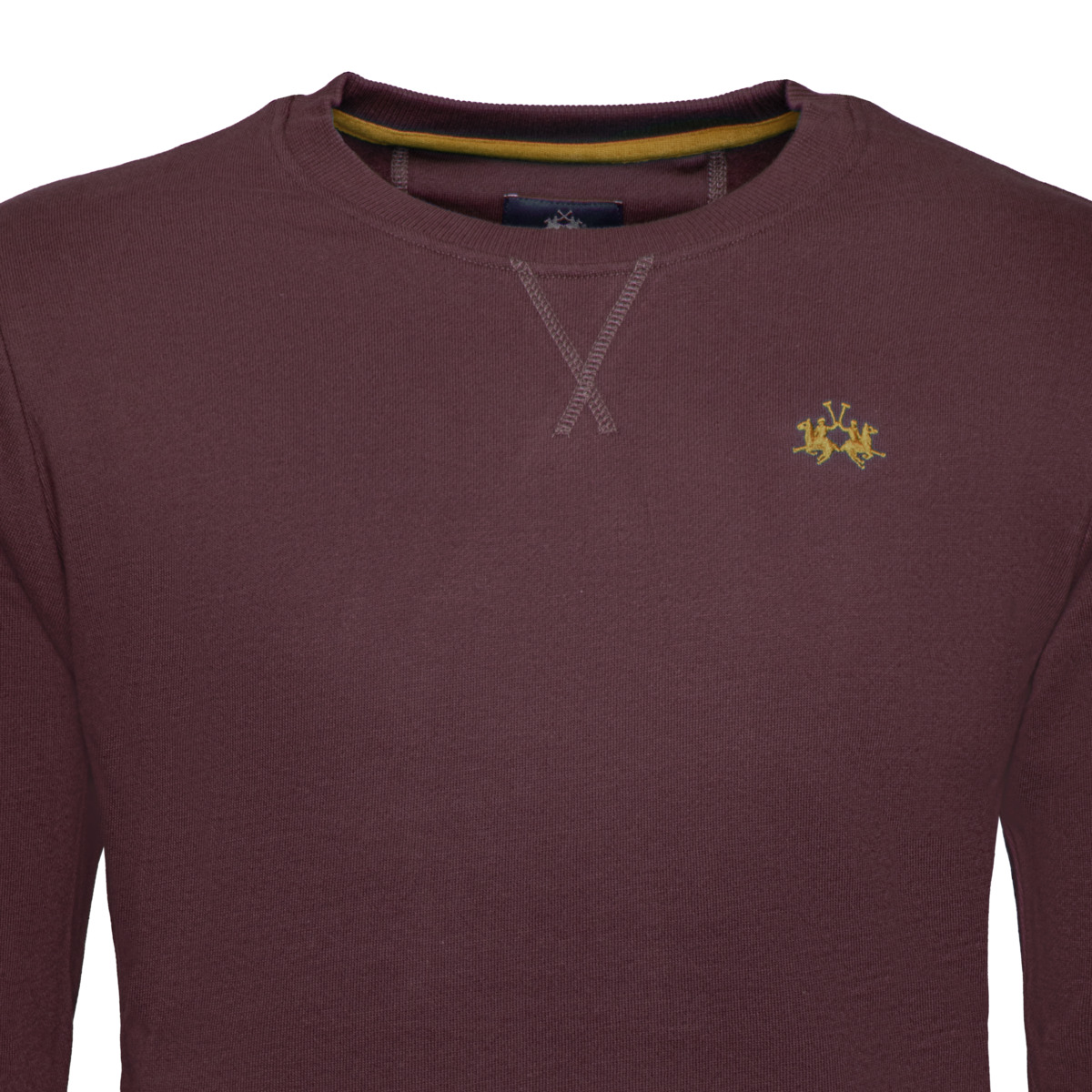 La Martina XMF007 Sweatshirt bordeaux La Martina XMF007 Sweatshirt bordeaux