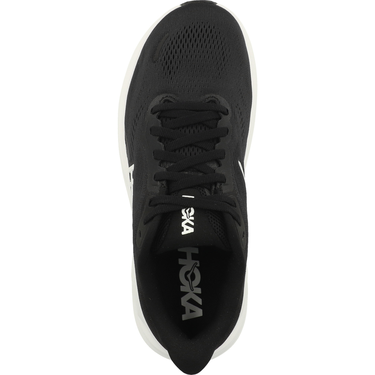 HOKA Clifton 11 Laufschuhe weiss/schwarz