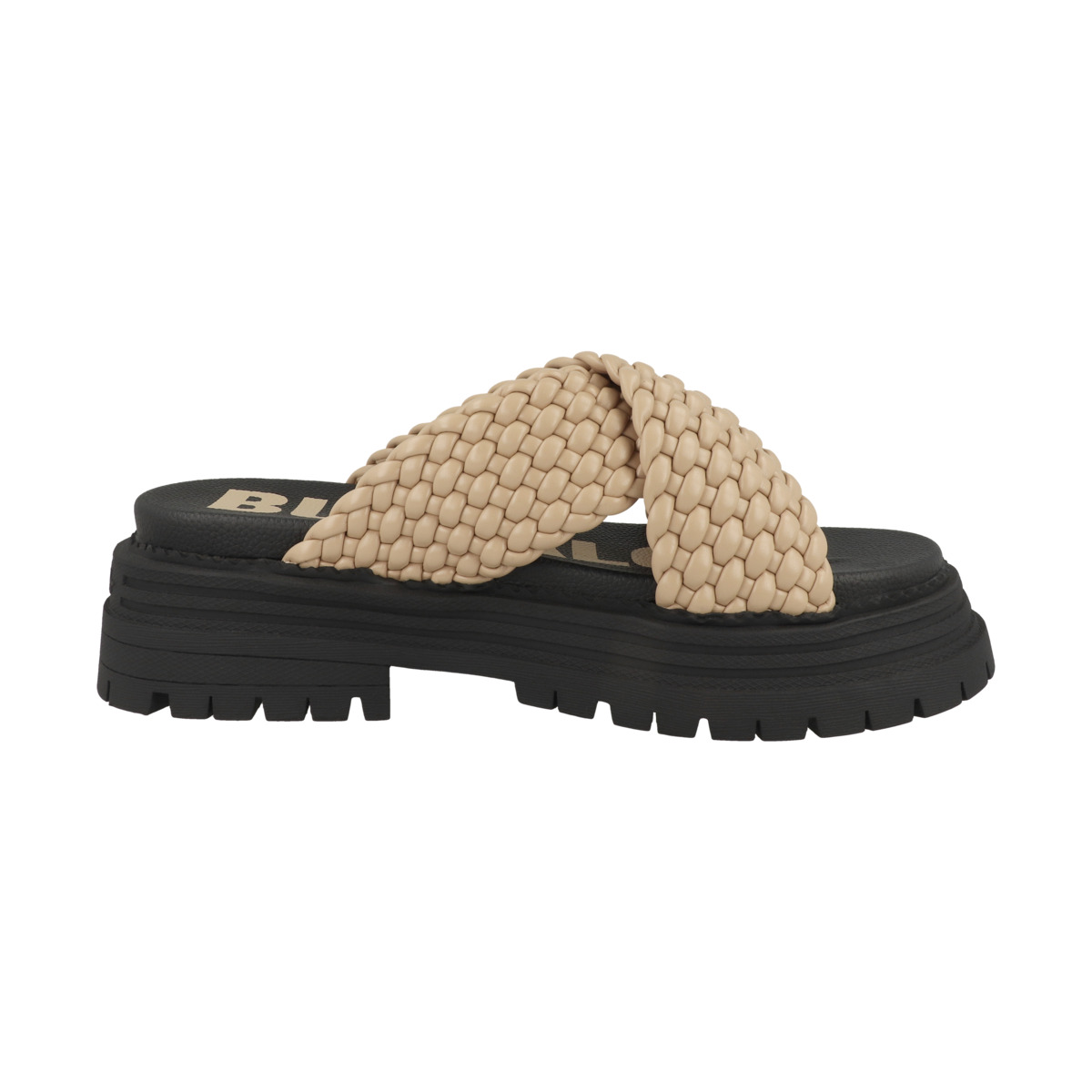 Buffalo Lennox Cross Pantolette creme