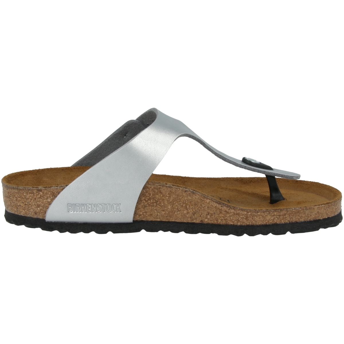 Birkenstock Gizeh Birko-Flor Sandale normal silber Birkenstock Gizeh Birko-Flor Sandale normal silber