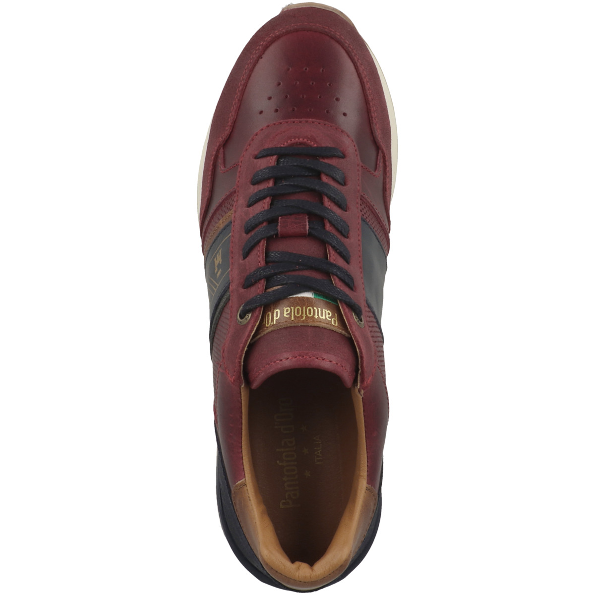 Pantofola d Oro Ponte Runner Uomo Low Sneaker rot Pantofola d Oro Ponte Runner Uomo Low Sneaker rot