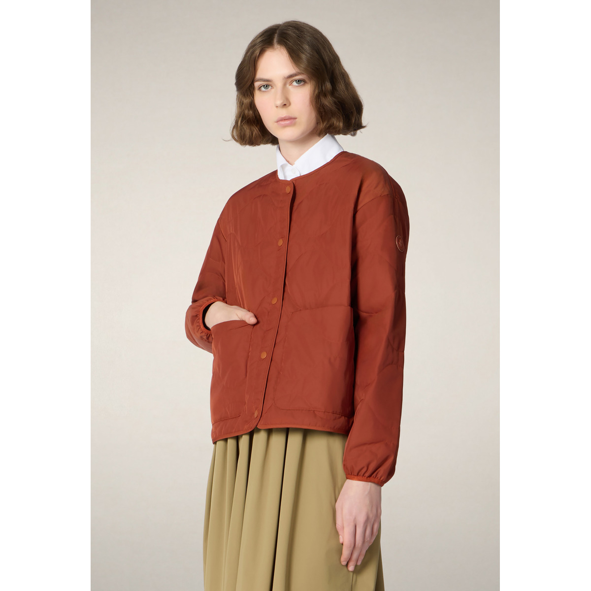 Save the Duck Desi Bomberjacke rot
