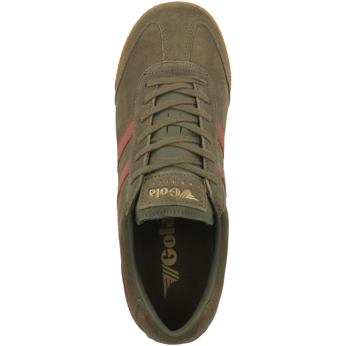Gola Harrier Suede Sneaker low gruen Gola Harrier Suede Sneaker low gruen