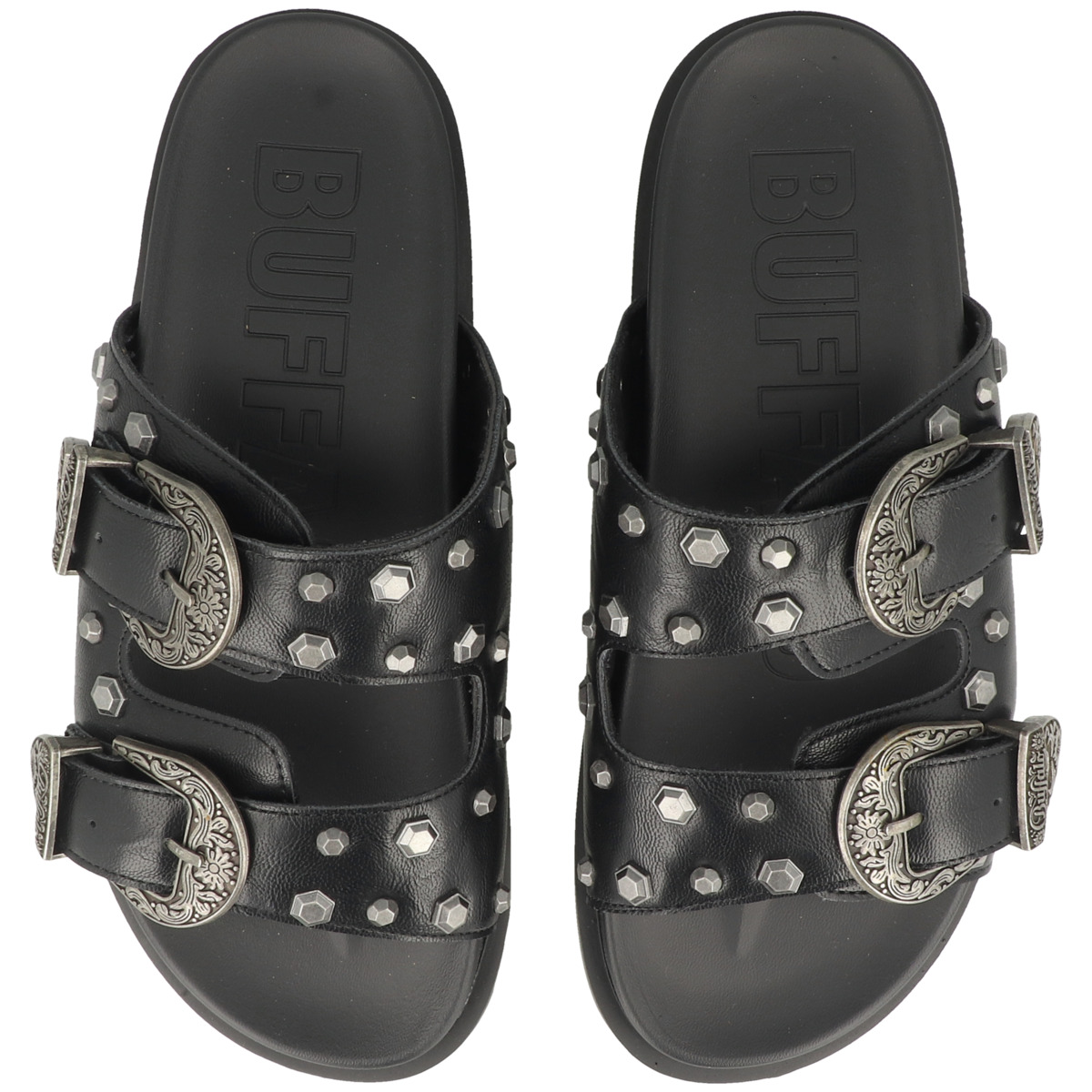 Buffalo Raya Ari West Pantolette schwarz