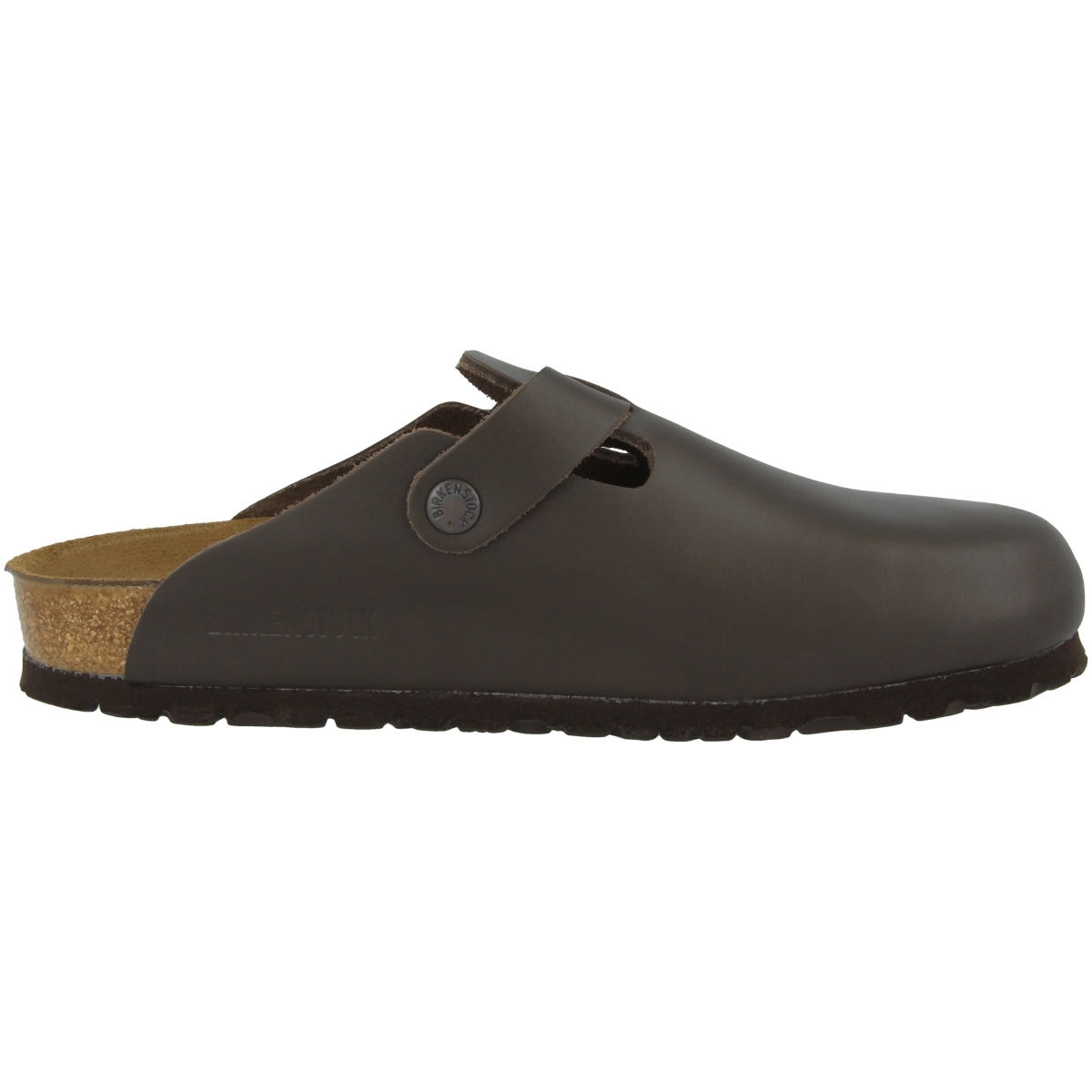 Birkenstock Boston Glattleder Clogs normal braun