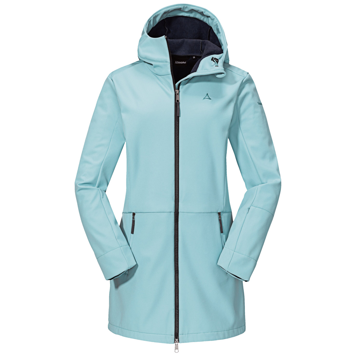 Schöffel Softshell Coat Essex L Softshellmantel hellblau