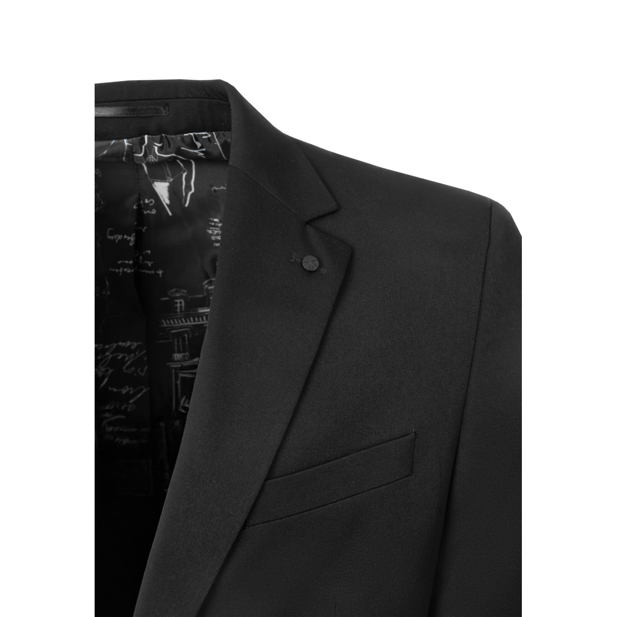 KARL LAGERFELD 155274 Sakko schwarz