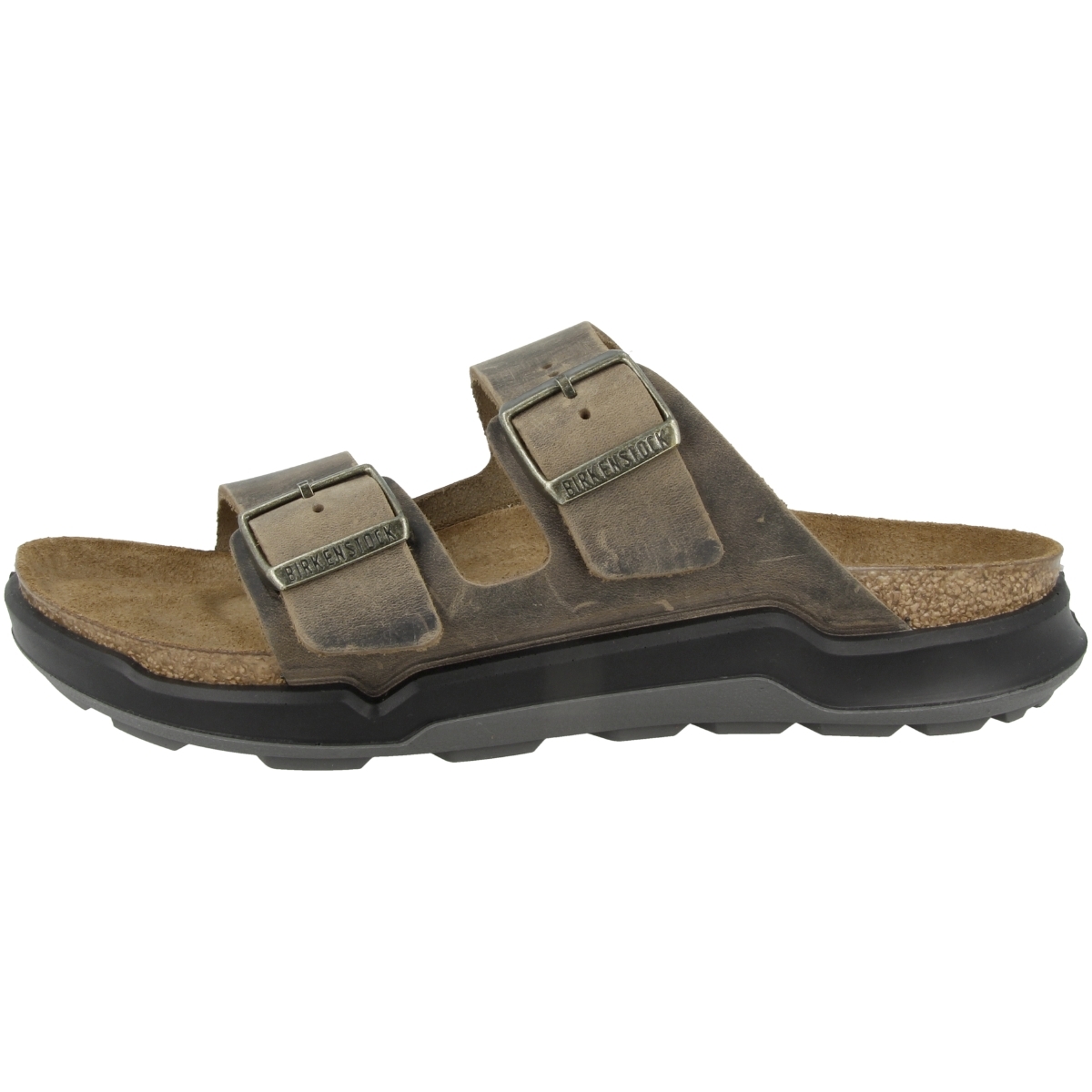 Birkenstock Arizona CT geöltes Nubukleder Sandale normal gruen Birkenstock Arizona CT geöltes Nubukleder Sandale normal gruen