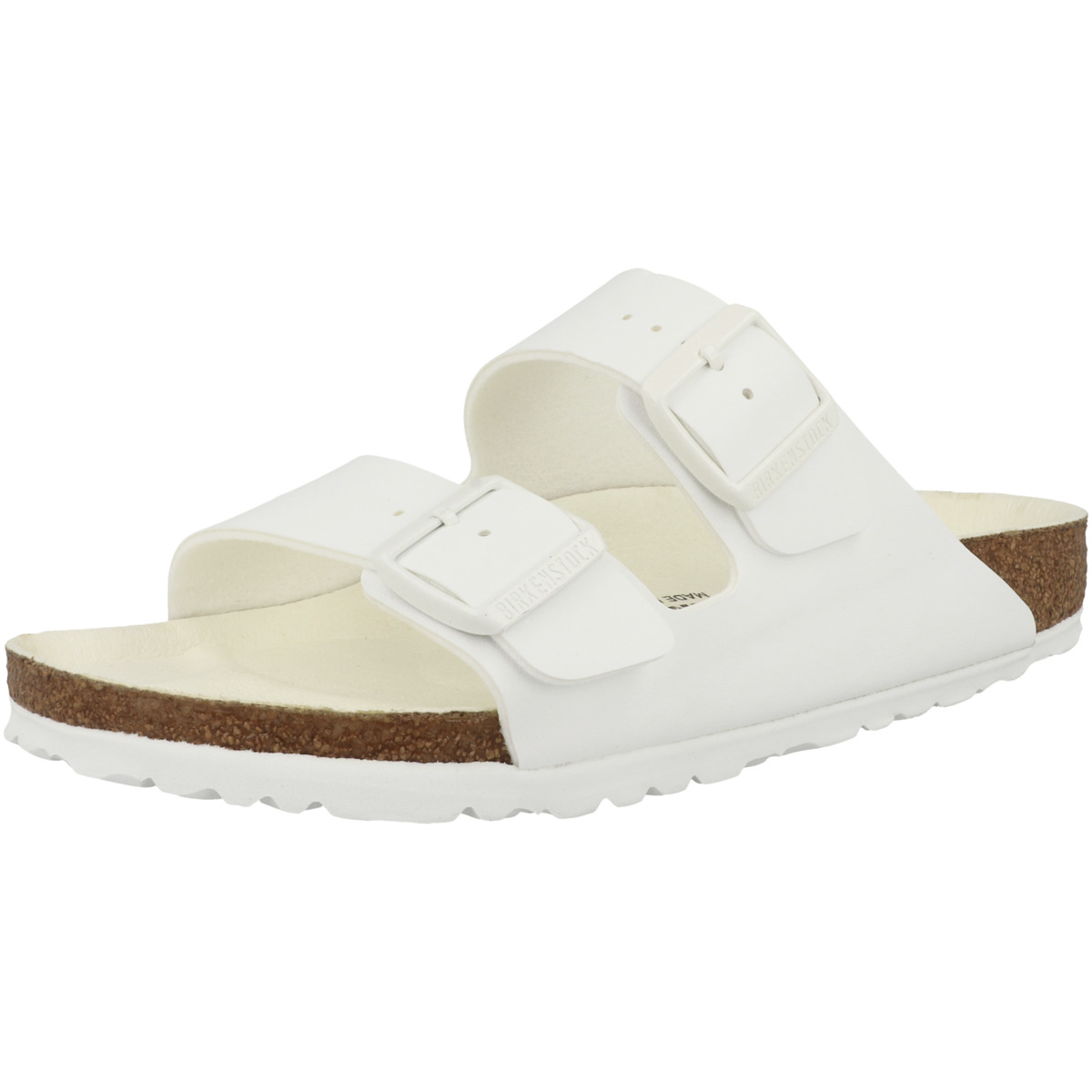 Birkenstock Arizona Birko-Flor Sandale normal weiss Birkenstock Arizona Birko-Flor Sandale normal weiss