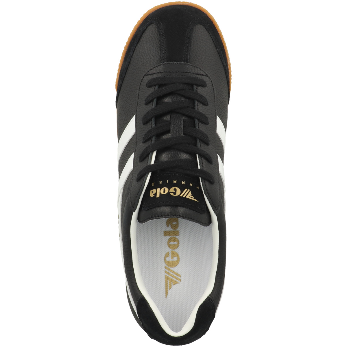 Gola Harrier Leather Sneaker low schwarz