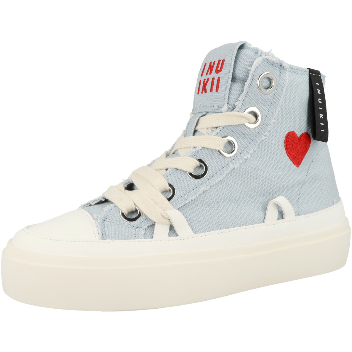Inuikii Matilda High Top Distressed Sneaker high blau