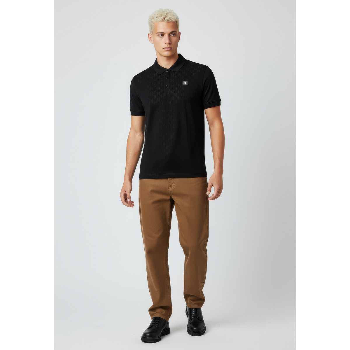 KARL LAGERFELD 745006 Poloshirt schwarz