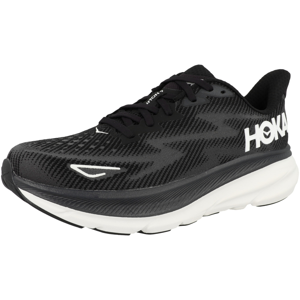 HOKA Clifton 9 Laufschuhe schwarz