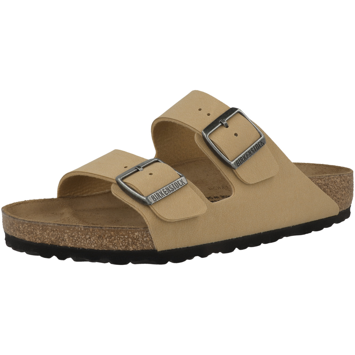 Birkenstock Arizona Birko-Flor Nubuk Sandale normal hellbraun